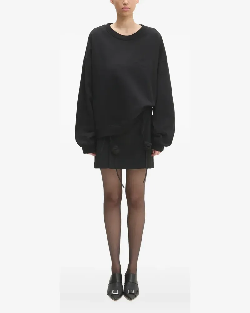 Fiorucci Sweatshirt mit Logo-Stickerei - Schwarz Schwarz