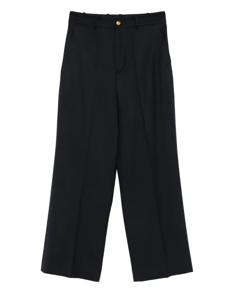 P.A.R.O.S.H. P.A.R.O H. Hose mit aufgesetzten Taschen - Blau Blau