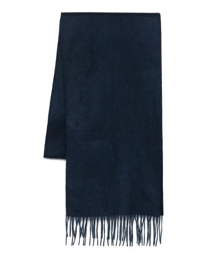 Hackett Schal aus Kaschmir - Blau Blau