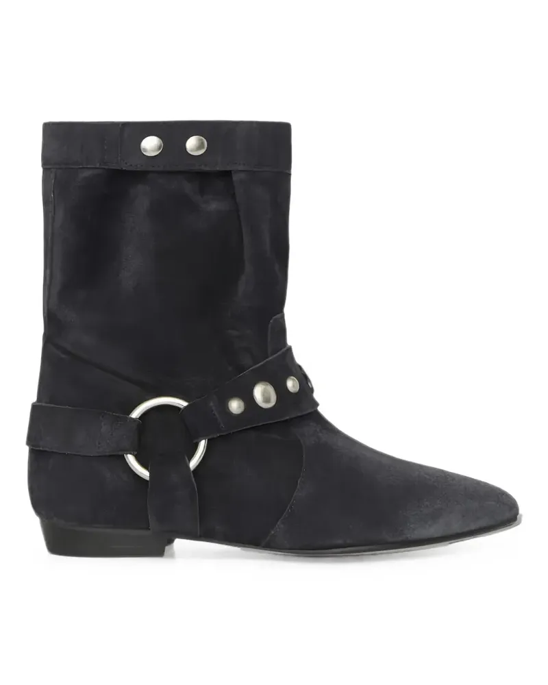Isabel Marant Stania Stiefel mit Nieten - Schwarz Schwarz