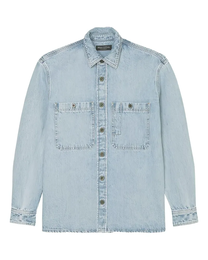 Marc O'Polo Klassisches Jeanshemd - Blau Blau