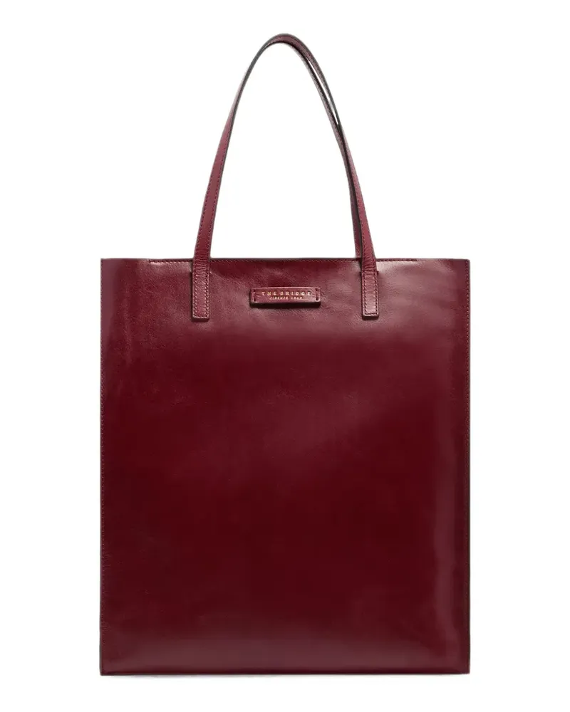 The Bridge bovine leather tote bag - Rot Rot