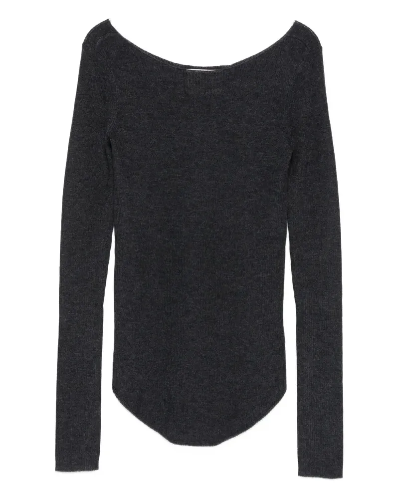 Isabel Marant Pullover mit U-Boot-Ausschnitt - Grau Grau