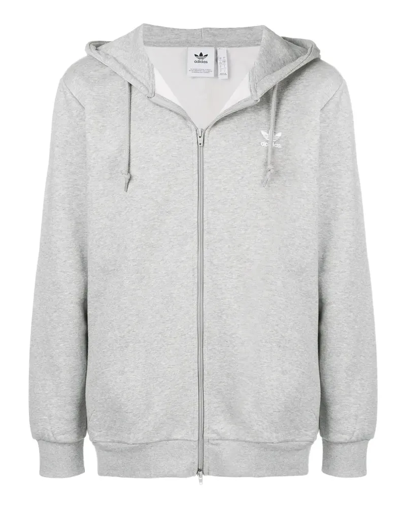 adidas Kapuzenjacke im Oversized-Look - Grau Grau