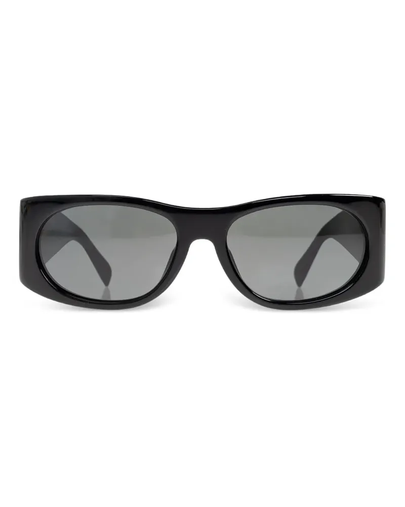 Jacquemus Sonnenbrille mit eckigem Gestell - Schwarz Schwarz