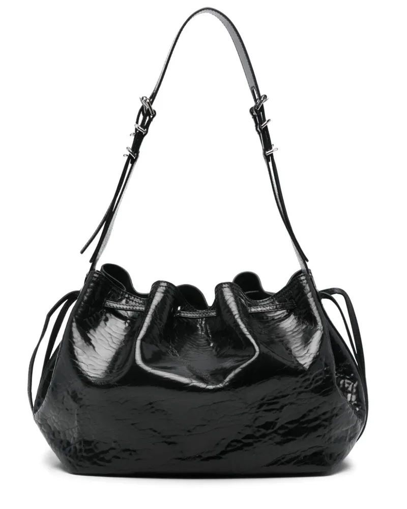 Givenchy Mittelgroße Pumpkin Schultertasche - Schwarz Schwarz