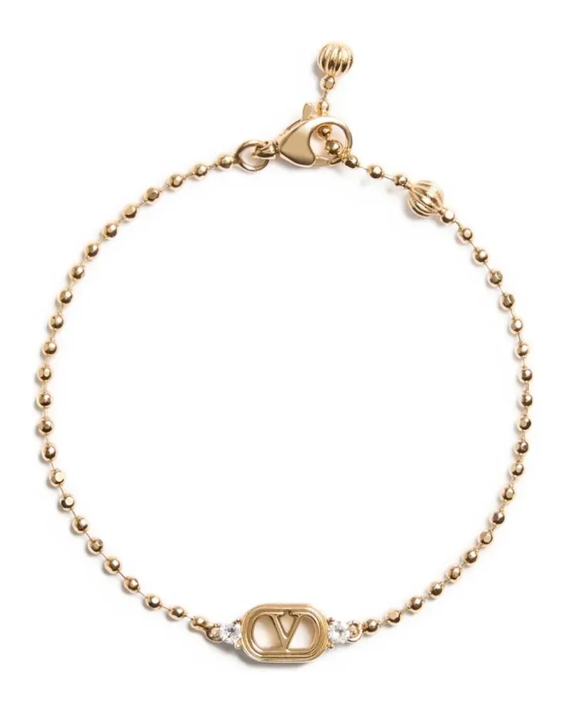 Valentino Garavani Ovalette Armband mit Kristallen - Gold Gold