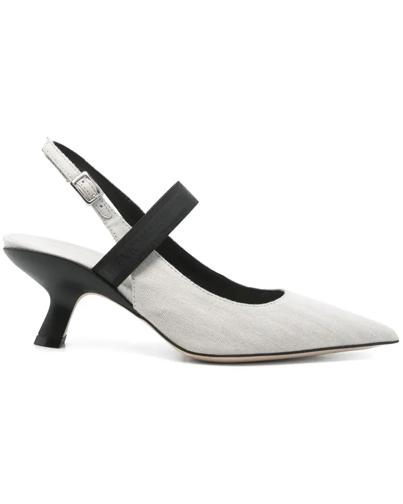 Vic Matié Tabi Slingback-Pumps 70mm - Grau Grau