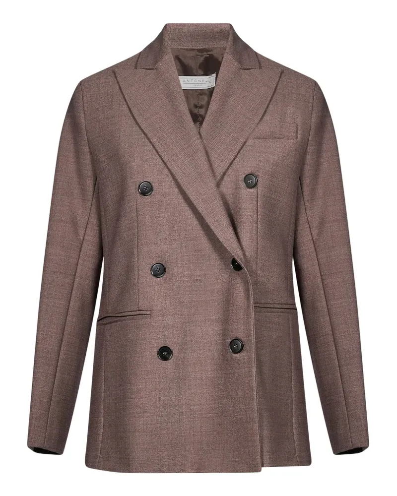 Antonelli Firenze double-breasted blazer - Braun Braun