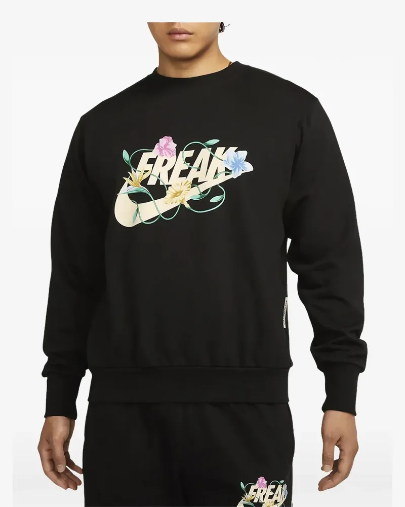 Nike x Giannis Standard Issue floral-print sweater - Schwarz Schwarz