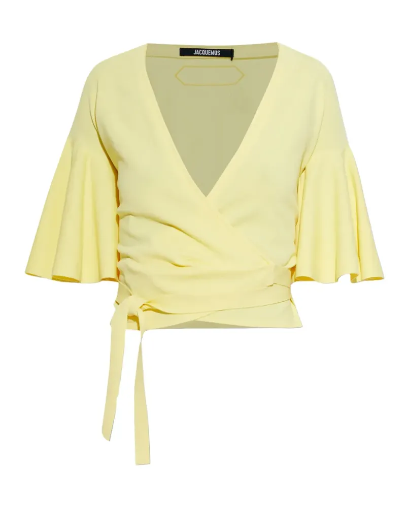 Jacquemus Paysan Bluse mit Schnürung - Gelb Gelb