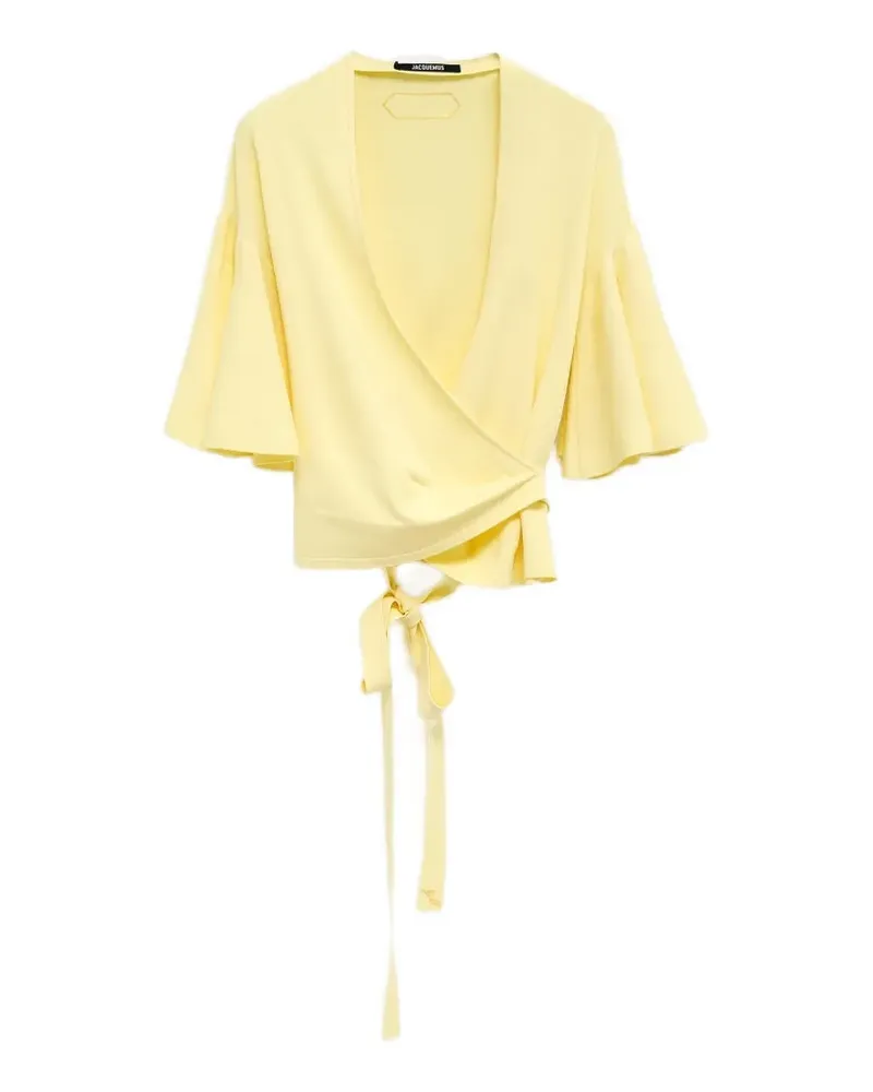 Jacquemus Paysan tie blouse - Gelb Gelb