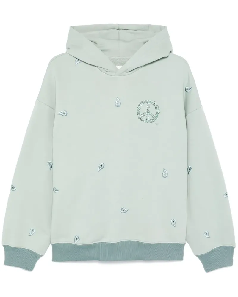 Emporio Armani Hoodie mit Cut-Outs - Grau Grau
