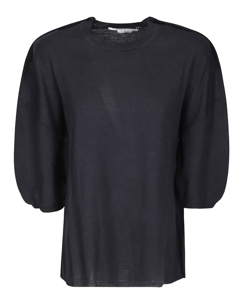 Comme des Garçons Pullover mit Puffärmeln - Schwarz Schwarz