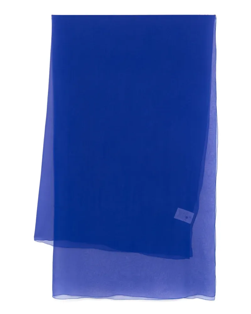 Alberta Ferretti Schal aus Seide - Blau Blau