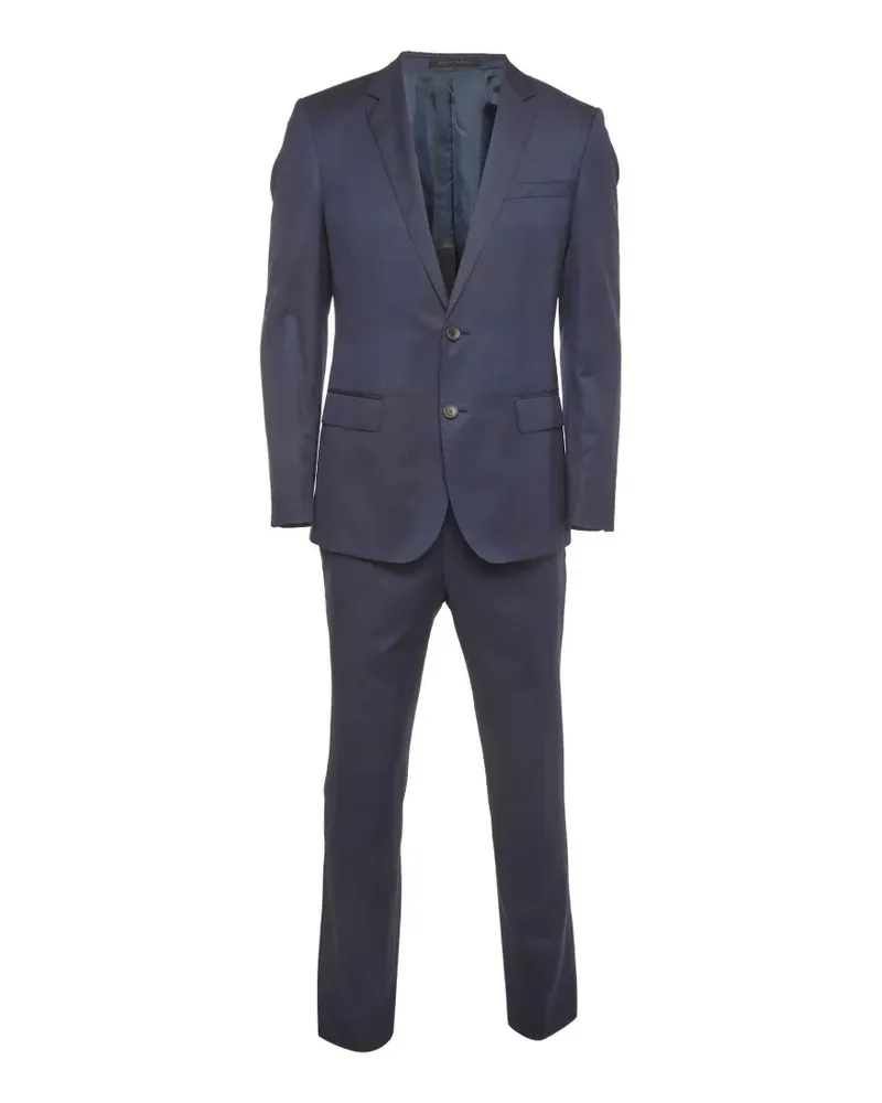 HUGO BOSS single-breasted wool suit - Blau Blau