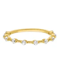 VEYNOU 14kt Daisy Gelbgoldring mit Diamant Gold