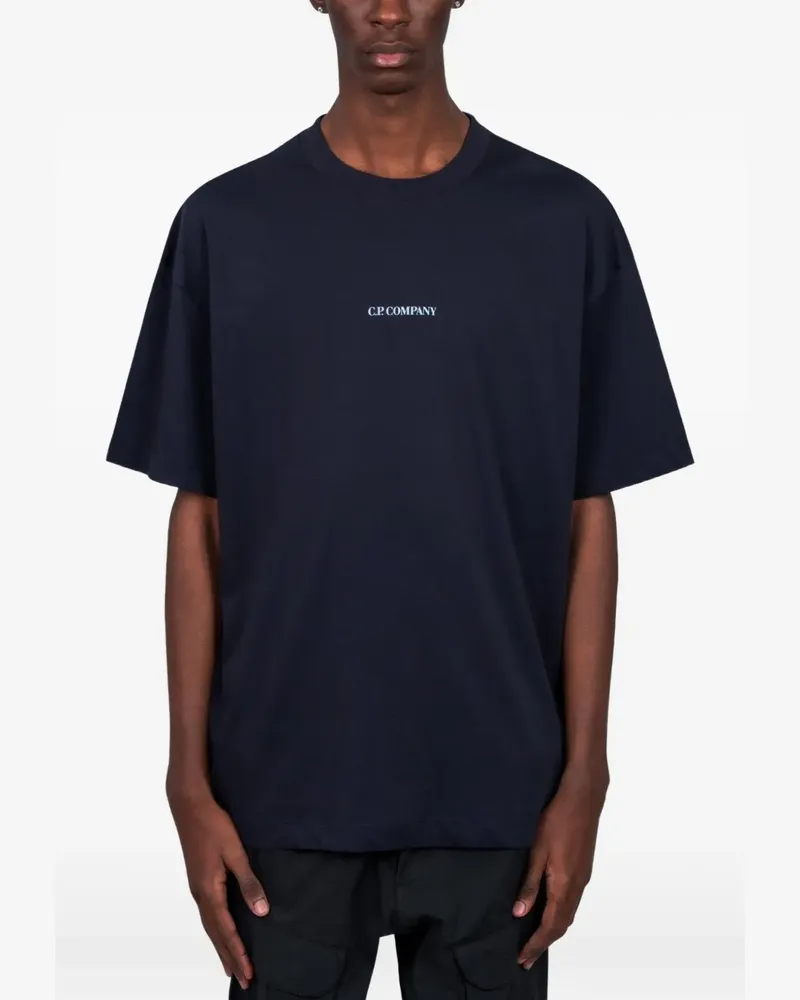 C.P. Company short-sleeve graphic T-shirt - Blau Blau