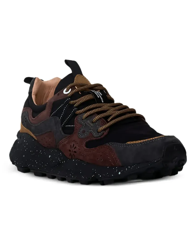 Flower MOUNTAIN Sneakers mit melierter Sohle - Schwarz Schwarz