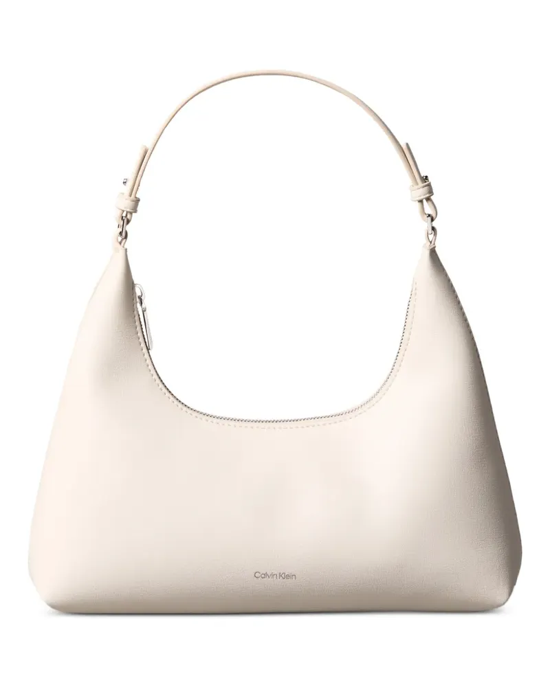 Calvin Klein zip shoulder bag - Nude Nude