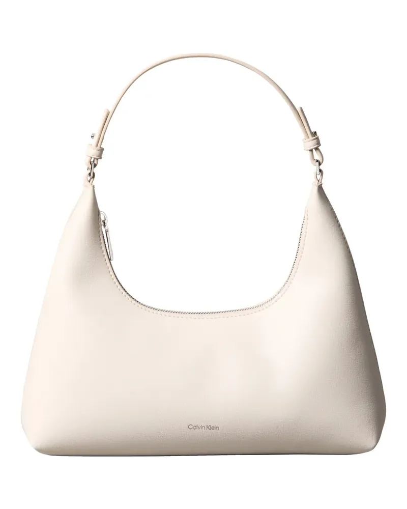 Calvin Klein zip shoulder bag - Nude Nude