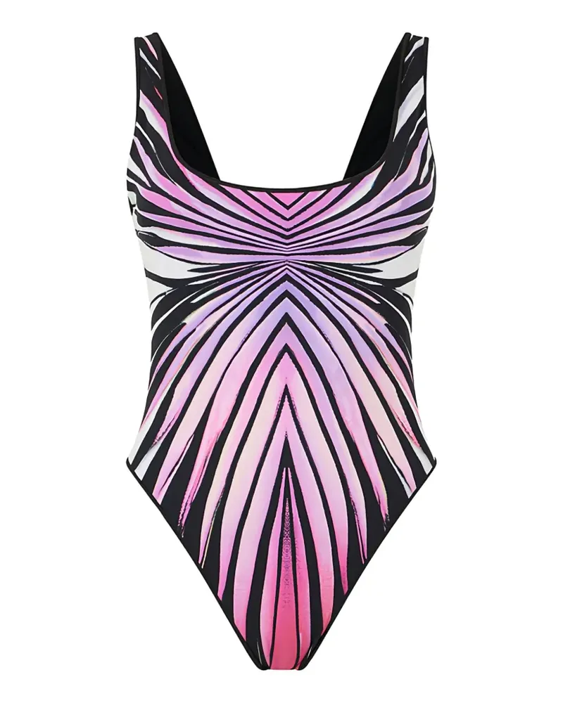 Roberto Cavalli graphic-print swimsuit - Rosa Rosa