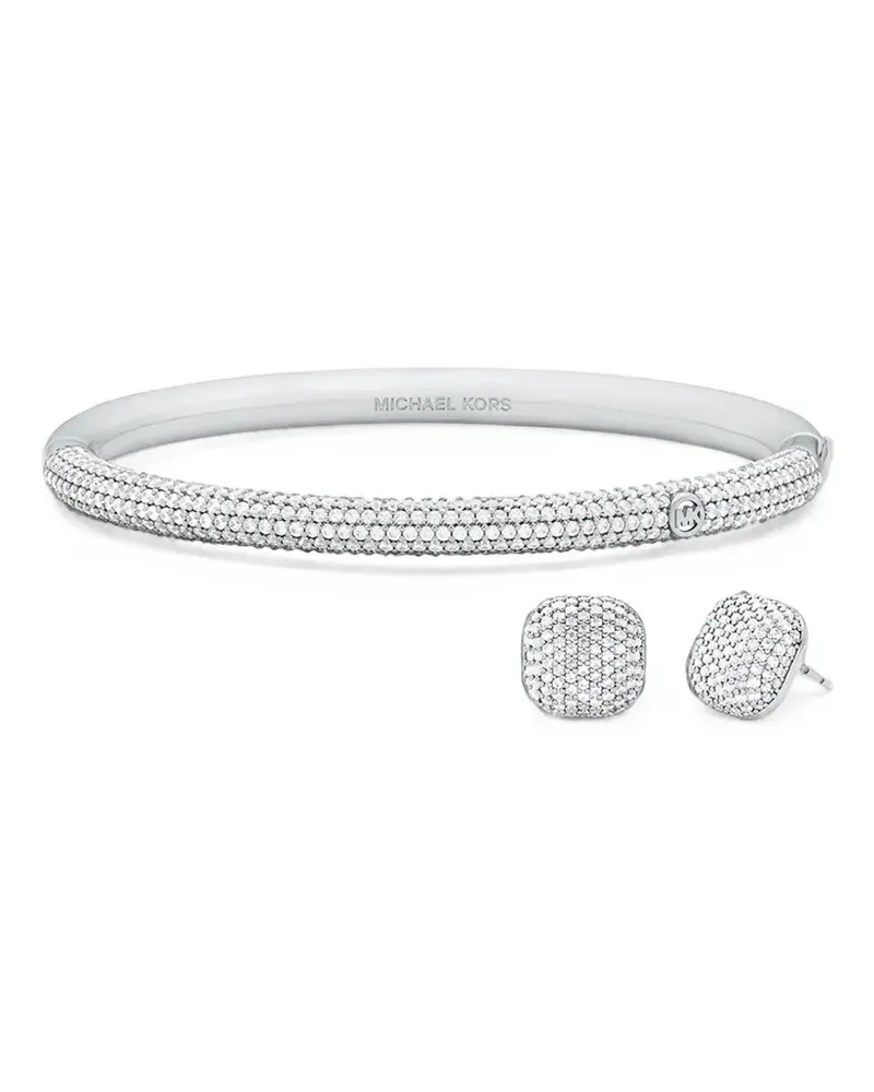 Michael Kors pavé-set crystal bracelet set - Silber Silber