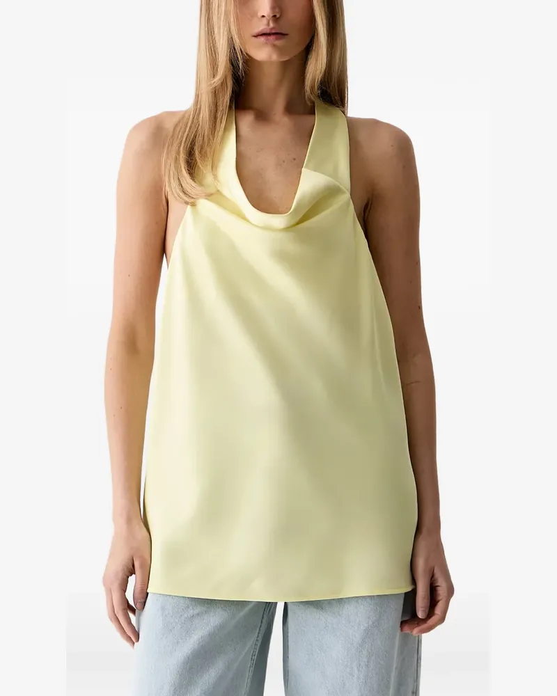 Gestuz GZcerina cowl-neck blouse - Gelb Gelb