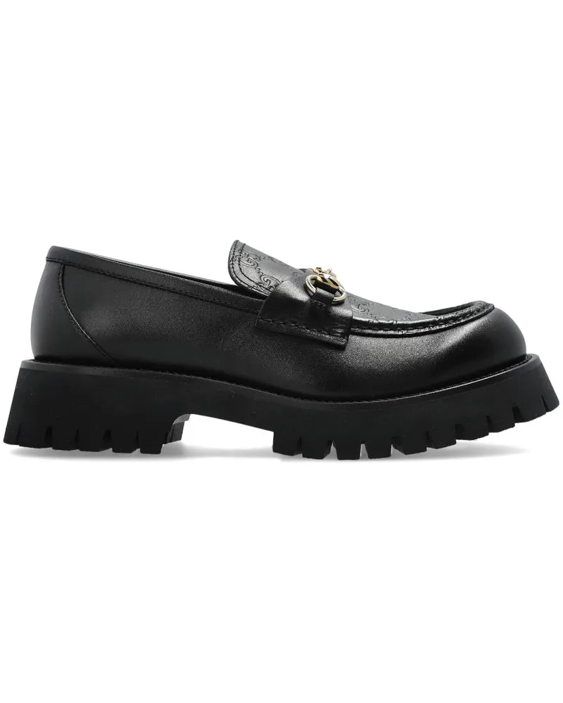 Gucci Loafer mit Stegverzierung - Schwarz Schwarz