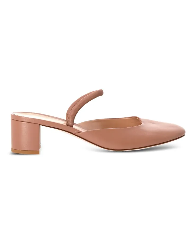 Gianvito Rossi Tivoli Mules mit Absatz - Nude Nude