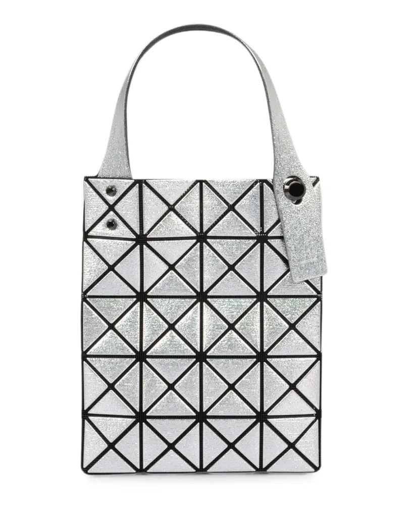 Issey Miyake Platinum Coffret geometric-panel tote bag - Silber Silber