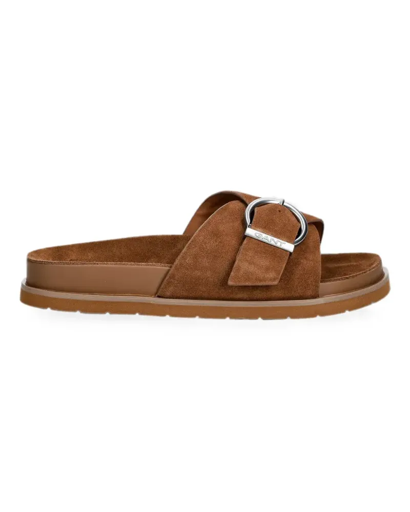 Gant buckle-detail slides - Braun Braun