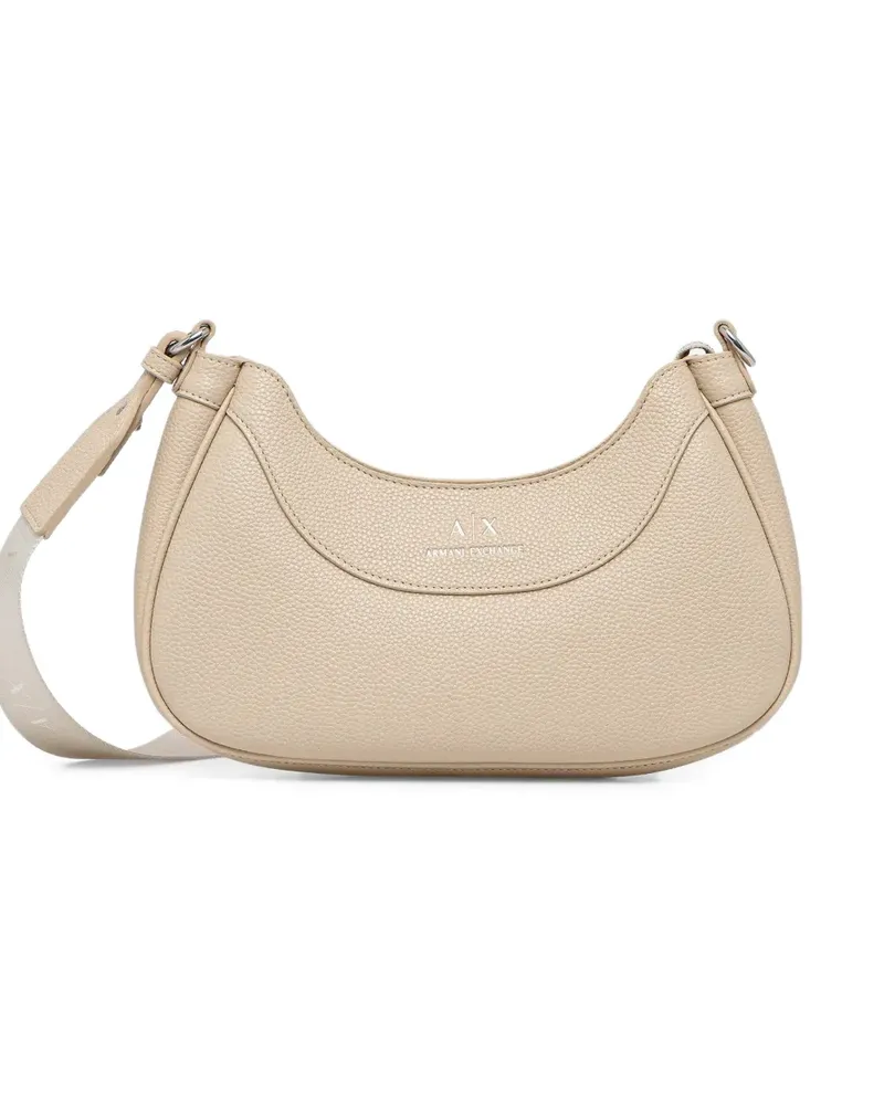 Armani Exchange Umhängetasche mit Logo-Detail - Nude Nude