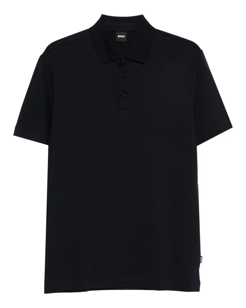 HUGO BOSS Poloshirt mit kurzen Ärmeln - Blau Blau