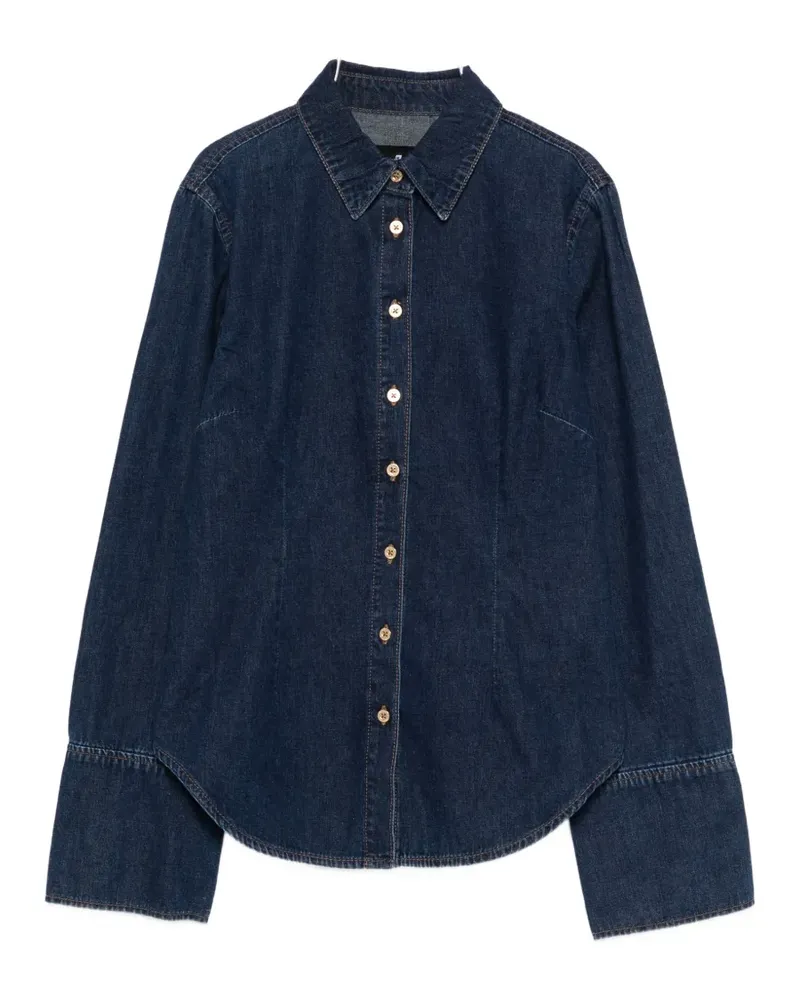7 for all mankind button shirt - Blau Blau