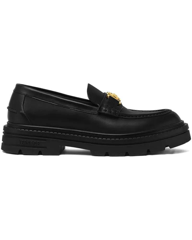 Versace Loafer mit Plateau - Schwarz Schwarz