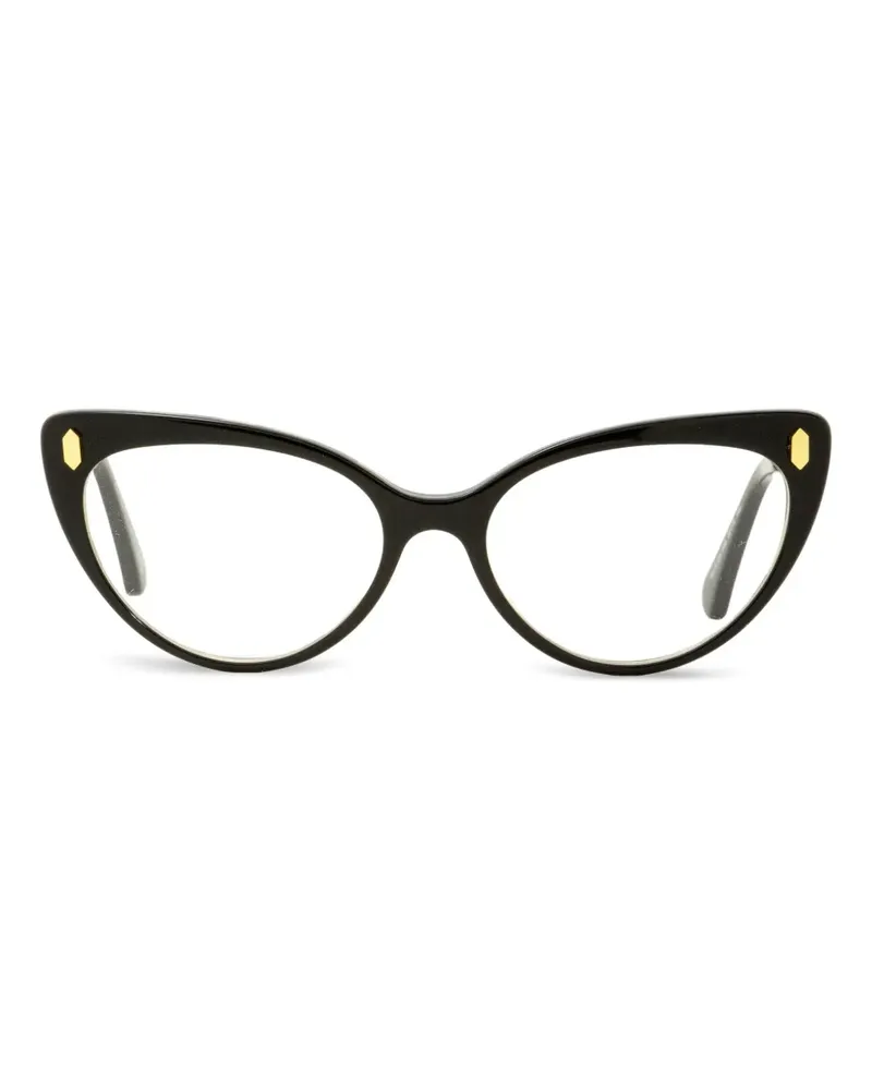 Roberto Cavalli Brille im Cat-Eye-Design - Schwarz Schwarz