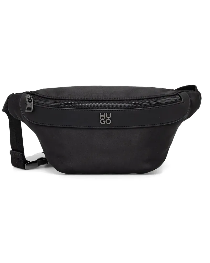 HUGO BOSS Gürteltasche mit Logo-Schild - Schwarz Schwarz