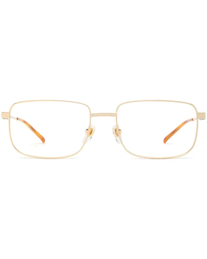 Gucci Brille mit eckigem Gestell - Gold Gold