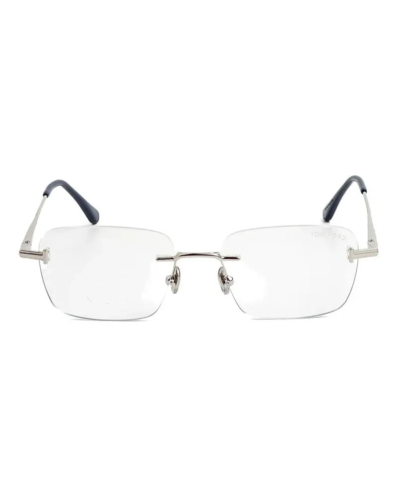 Tom Ford rectangle glasses - Silber Silber