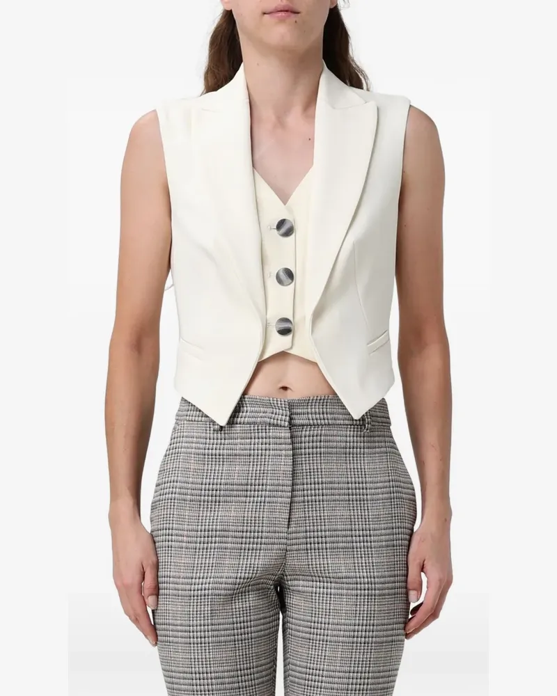 Hanita Ärmellose Jacke - Weiß Weiß