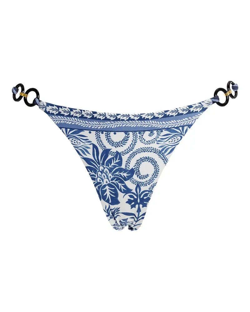 AGUA BENDITA Bikinihöschen mit Ring - Weiß Weiß