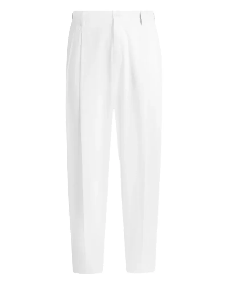 Dolce & Gabbana Plissierte Hose - Weiß Weiß