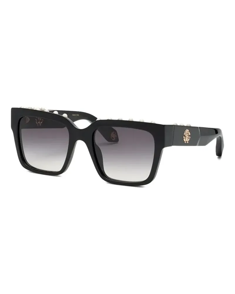 Roberto Cavalli Sonnenbrille mit Perlen - Schwarz Schwarz