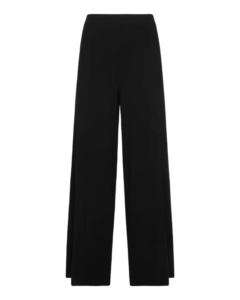 Elena Mirò Fein gestrickte Hose - Schwarz Schwarz