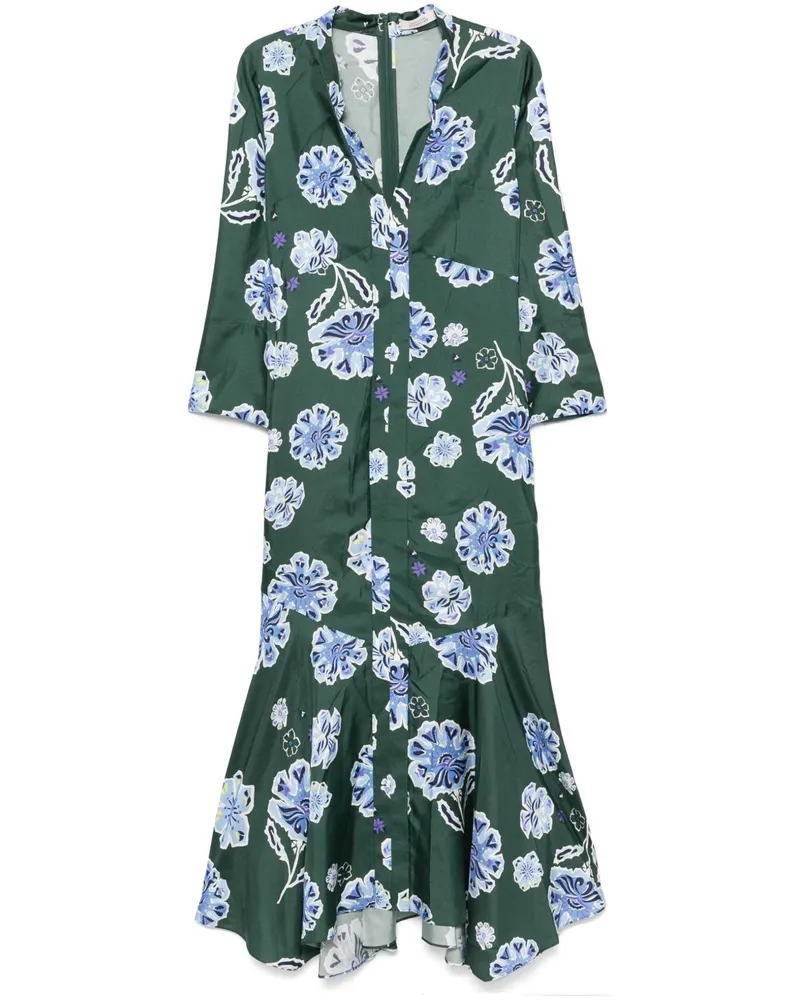 Dorothee Schumacher Big Garden Midikleid - Grün Grün