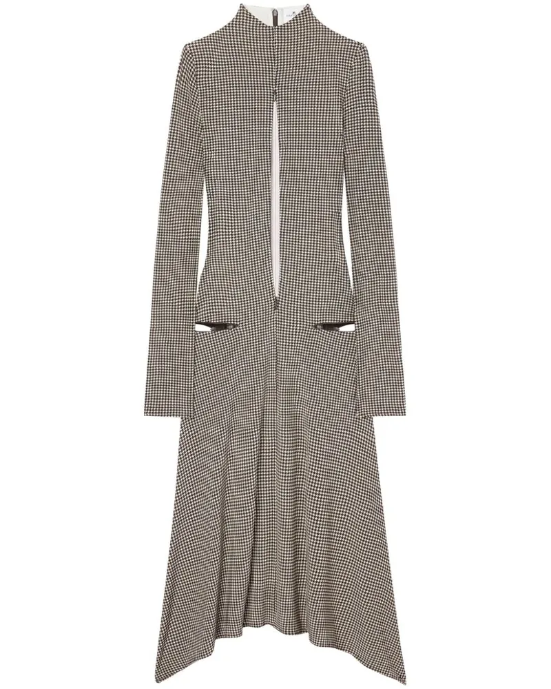 Courrèges Volcano Jersey-Midikleid - Schwarz Schwarz