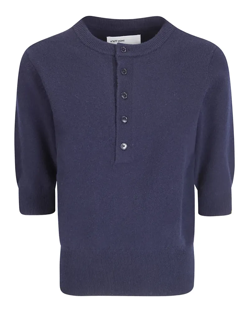 extreme cashmere Nº477 Mimi top - Blau Blau