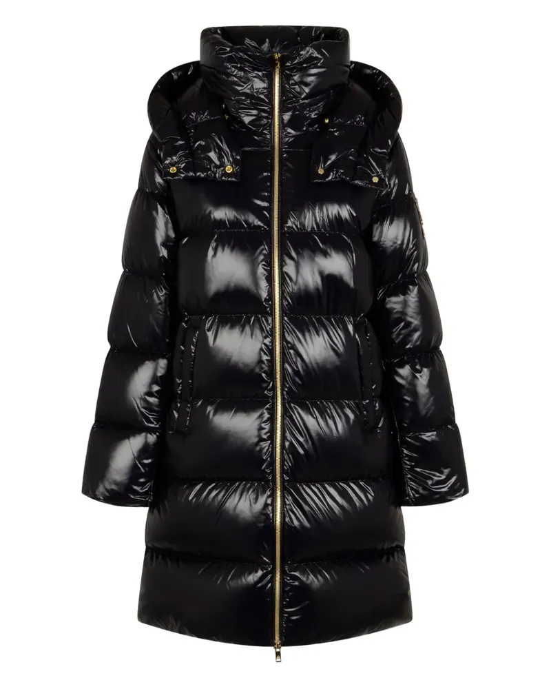 Moose Knuckles hooded padded coat - Schwarz Schwarz