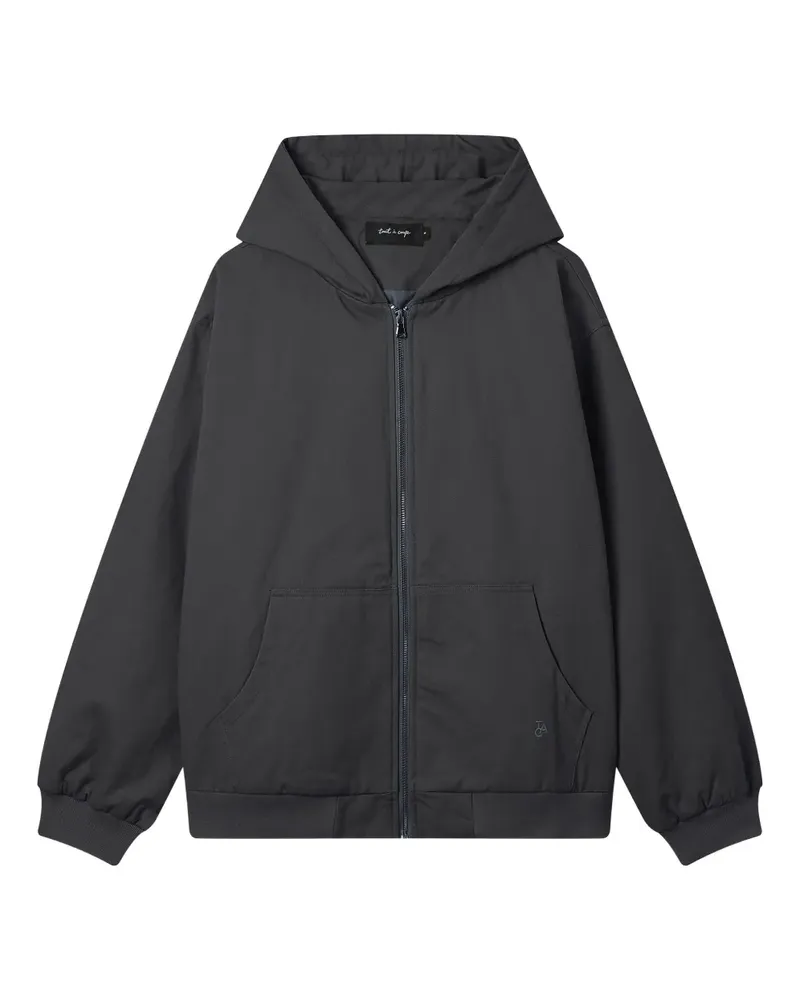 Tout a Coup Klassische Kapuzenjacke - Grau Grau
